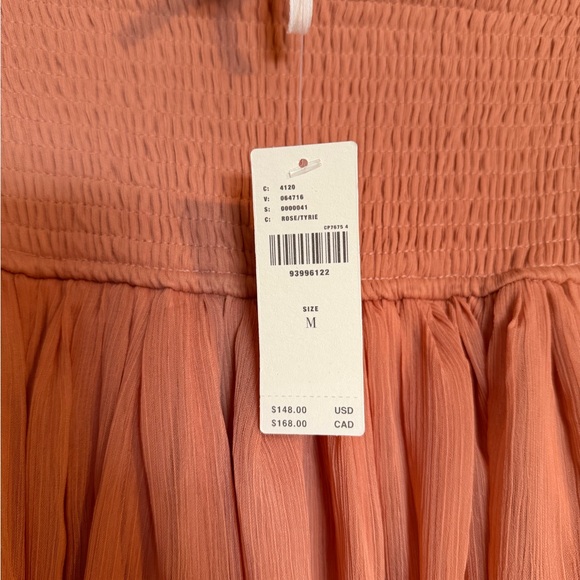 Anthropologie Smocked Sheer Maxi Skirt size M NWT - Picture 6 of 8